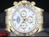 Rolex|Daytona Cosmograph Gold White Arabic Dial - Rolex Guarantee|116518